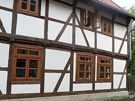 Fassade mit Gräfix Kalkfarbe